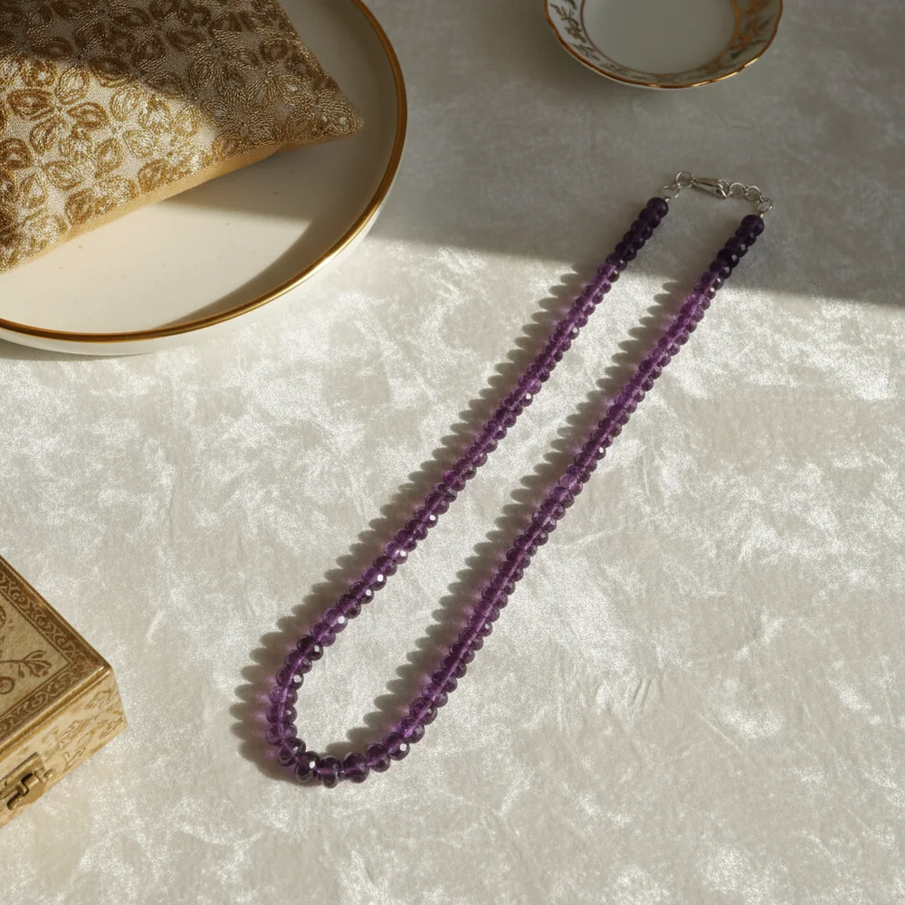Amethyst Graduated Grace Necklace image 2